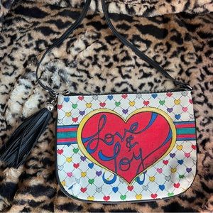 Brighton Love and Joy Crossbody Bag Holiday GUC